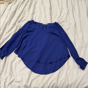 Lush Elegant Blue/purple Women's Top